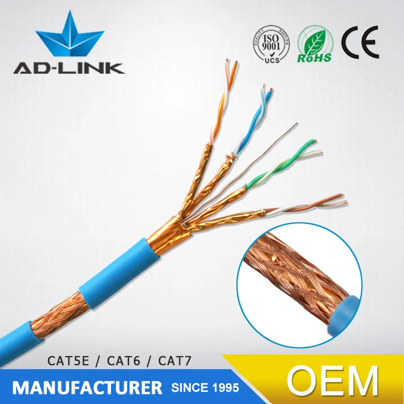 SF/utp cable cat7 cable manufacturer Cat5e/Cat5/Cat6