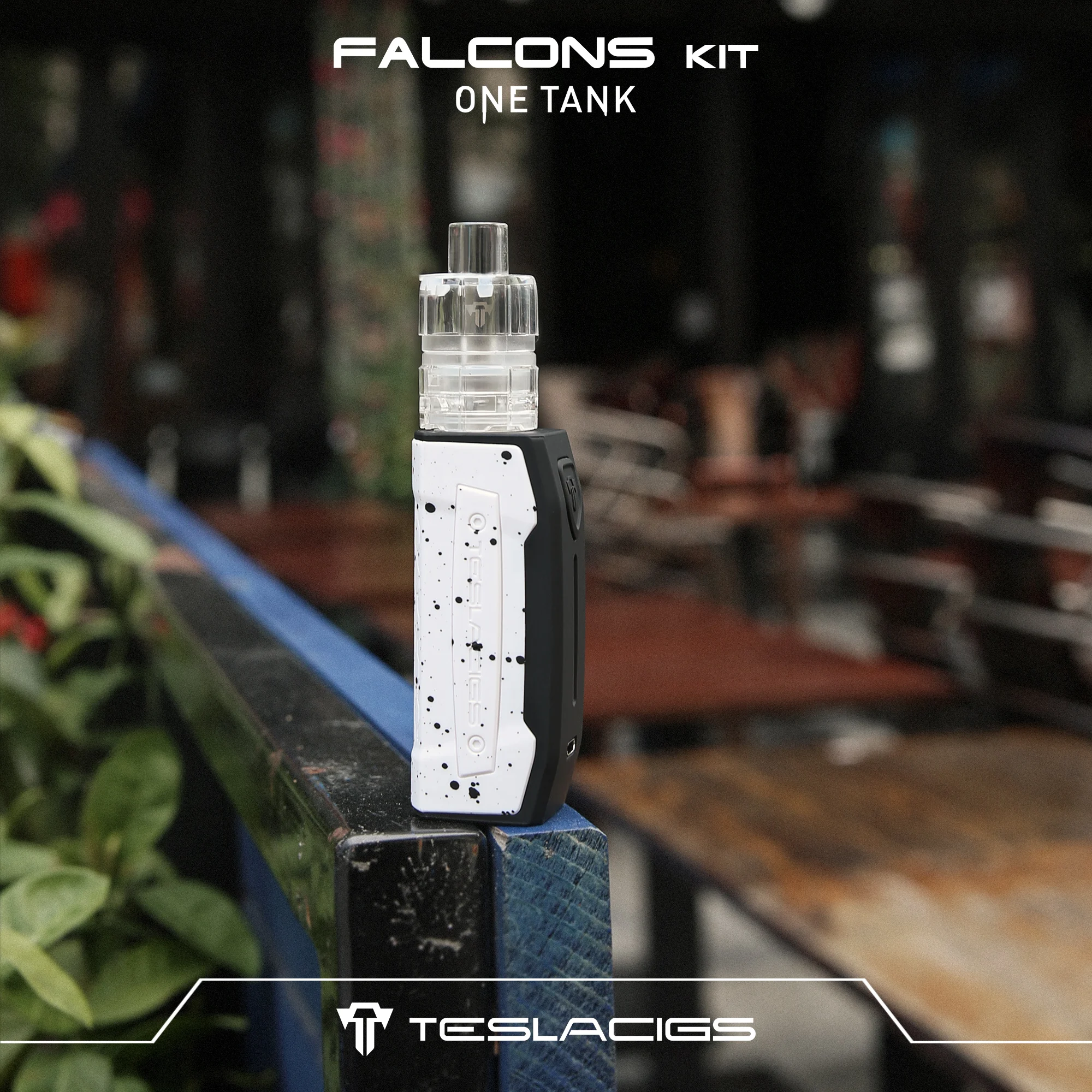 
2018 Teslacigs Newest Starter Kit Falcons One Tank 510 thread Small Box Mod 