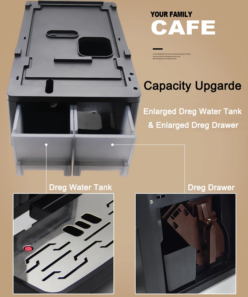 
Multi-funtional one touch cappuccino milk foam espresso maker automatic best coffee machine commercial 