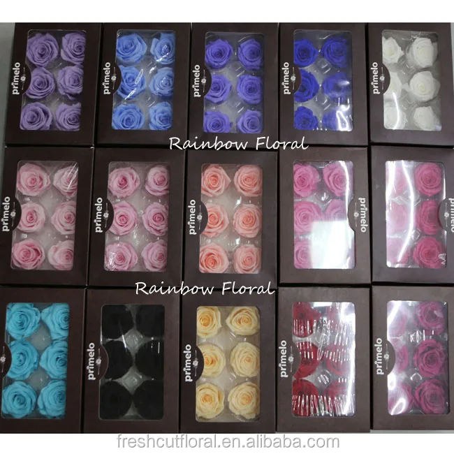 Cheap wholesale preserved roses 5-6 cm preserved rose head