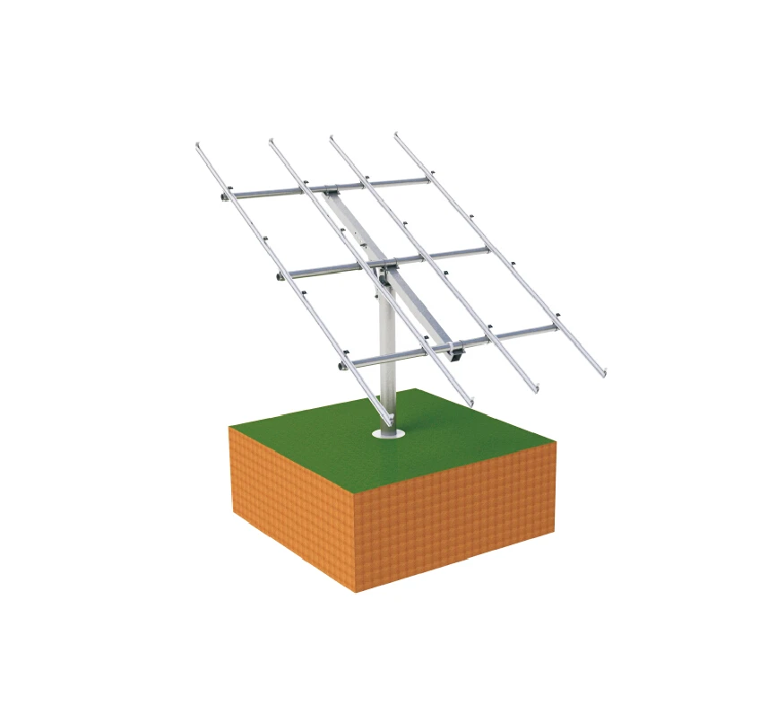 6 unit 1650*992 Photovoltaic Solar Panel Pole Mounting System for small solar panel power system home use