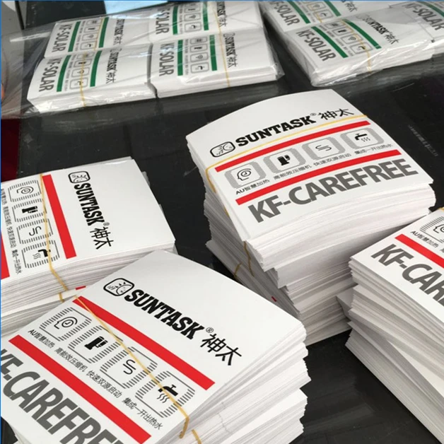 Bojian China private car logo sticker& label card label holographic sticker Low MOQ