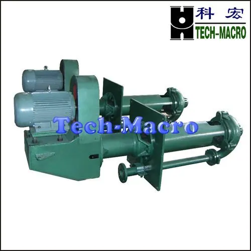 
Metal lined corrosive vertical sump pump, submersible centrifugal pump for mineral processing 