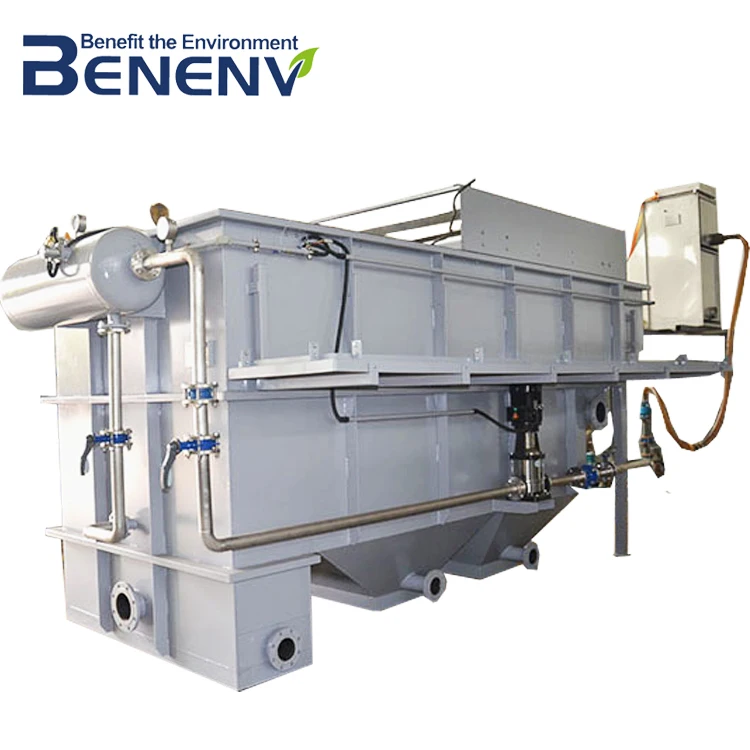 Dye wastewater treatment with flocculator pipe in wastewater treatment daf dissolved air flotator