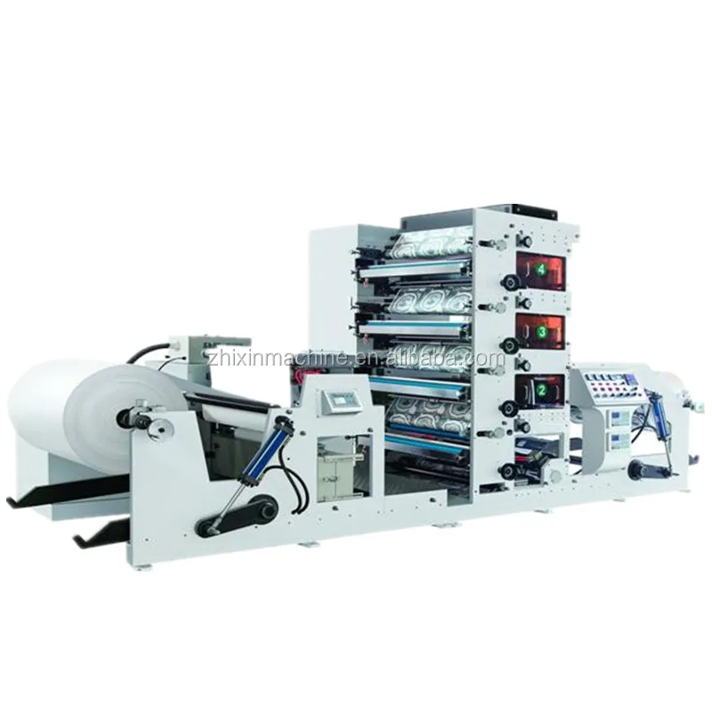 ZX-RY850 Automatic 2-6 colors flexographic printing machine