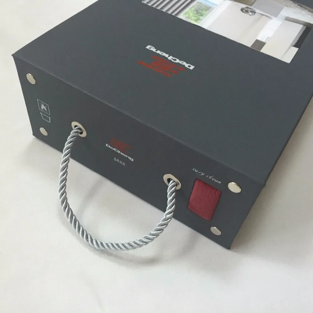 2016 New design curtain sample chrome catalogue book