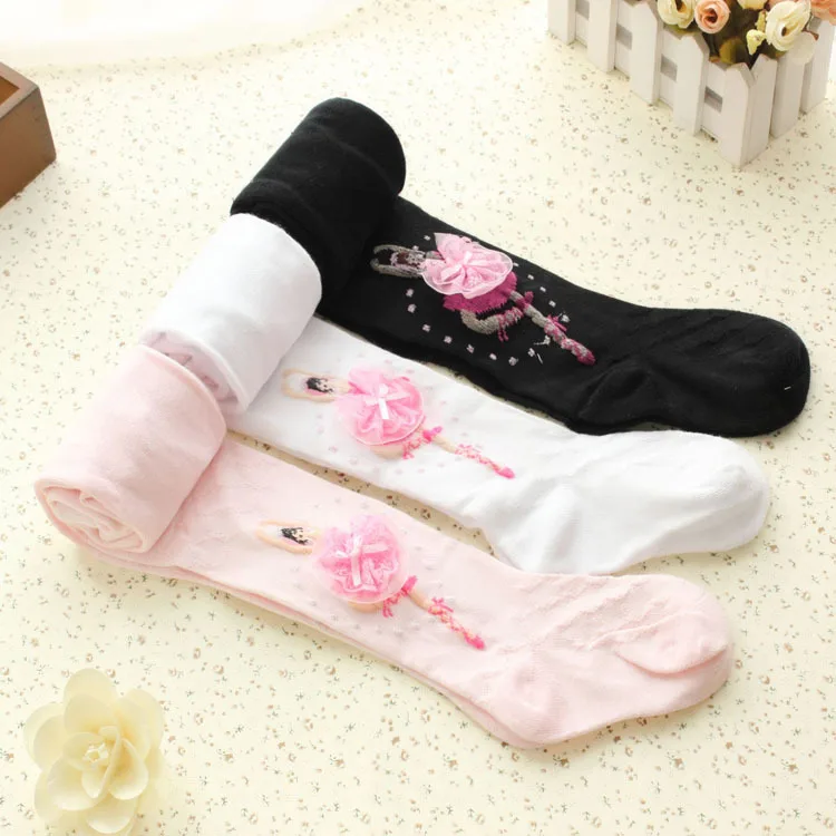 Dancing tights for girls baby ballet tights kids princess tights cotton mesh warmer clothing