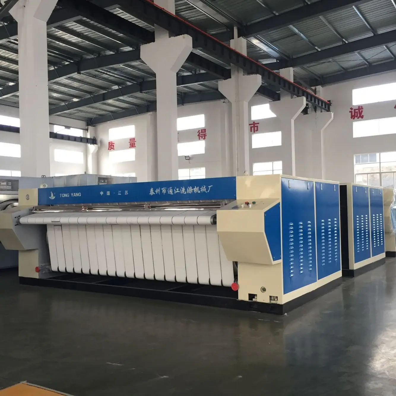 2500mm width hotel used automatic bedsheet ironing machine selling
