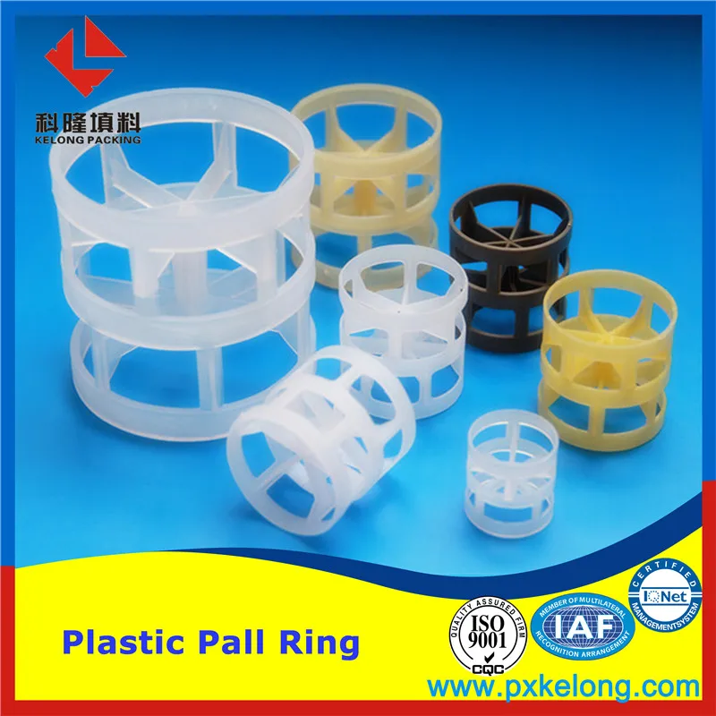 Polypropylene PP PE RPP PVC CPVC PTFE PVDF Plastic Packing Pall Ring