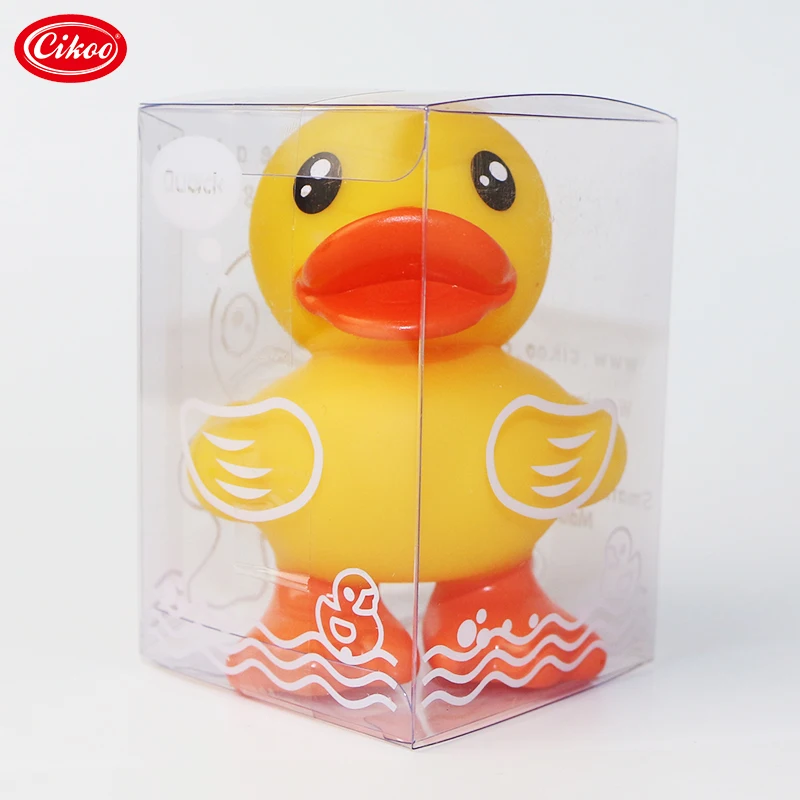 
Rubber Yellow Duck OEM Custom Vinyl Toys Cartoon Mini PVC Miniature Figures Bath Toy 