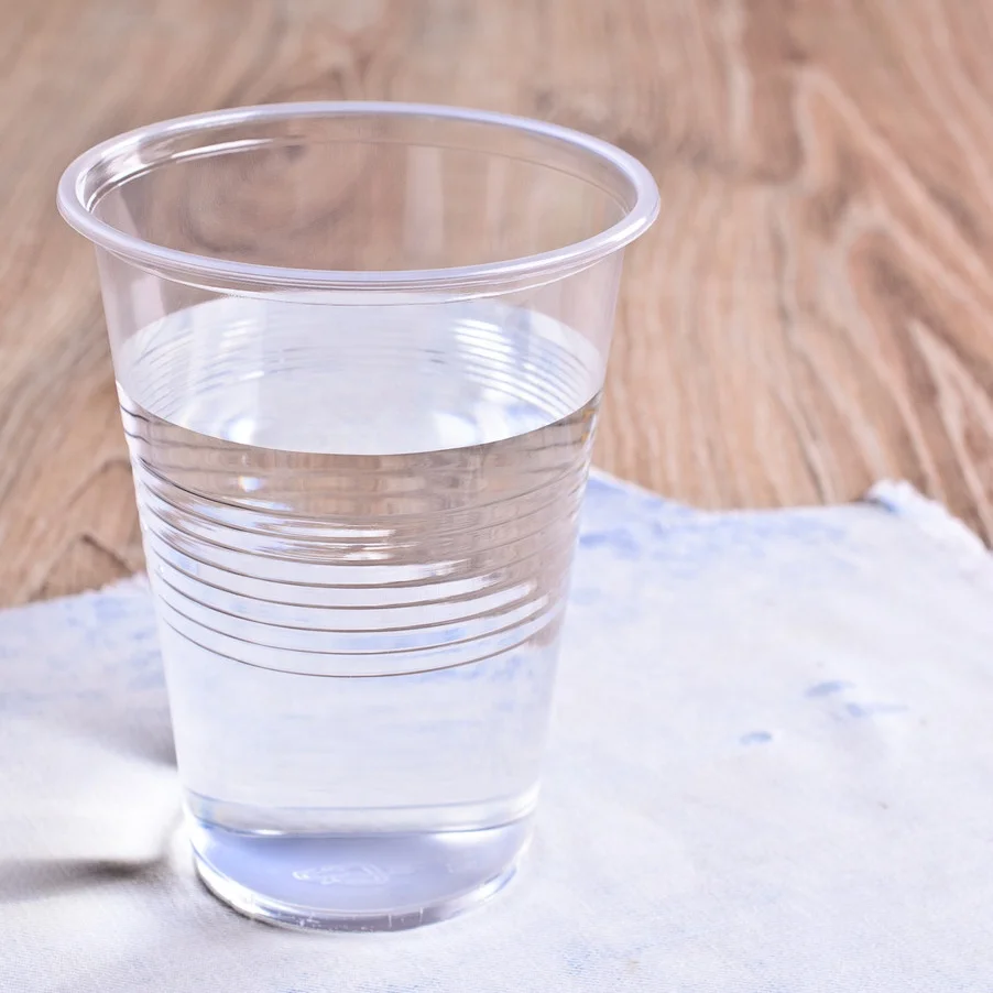 9oz transparent disposable PP plastic water cups party cups