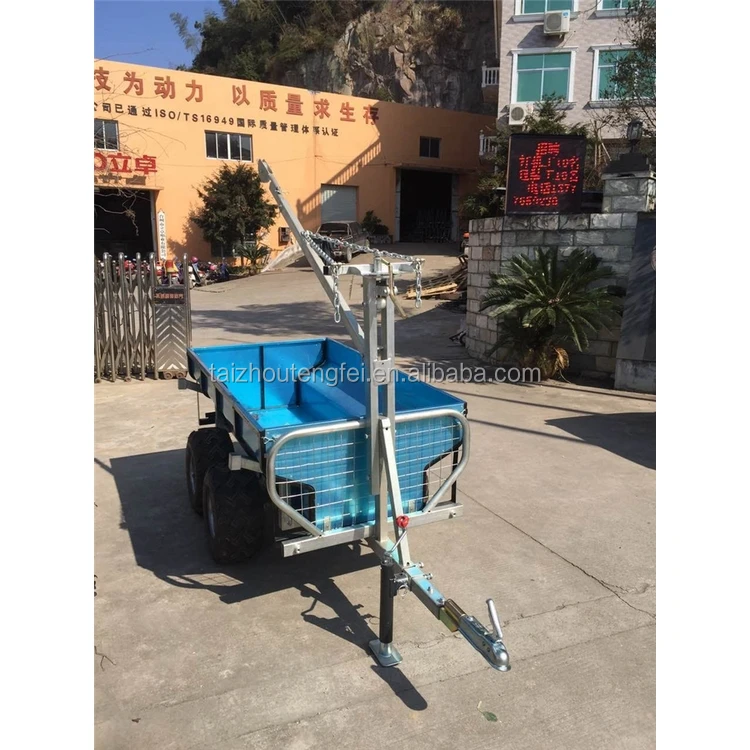 Oem Galvanized Strong Galvanised Cage Box Trailer From China Factory