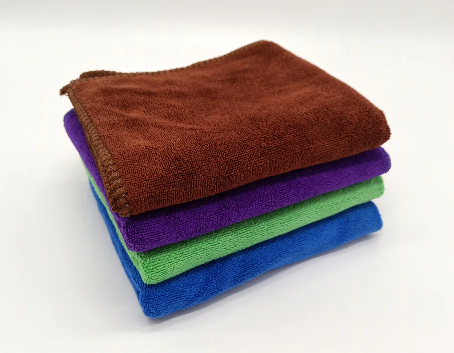 360gsm microfiber towels for car wash from China supplier Blue/Green/Purple/Brown