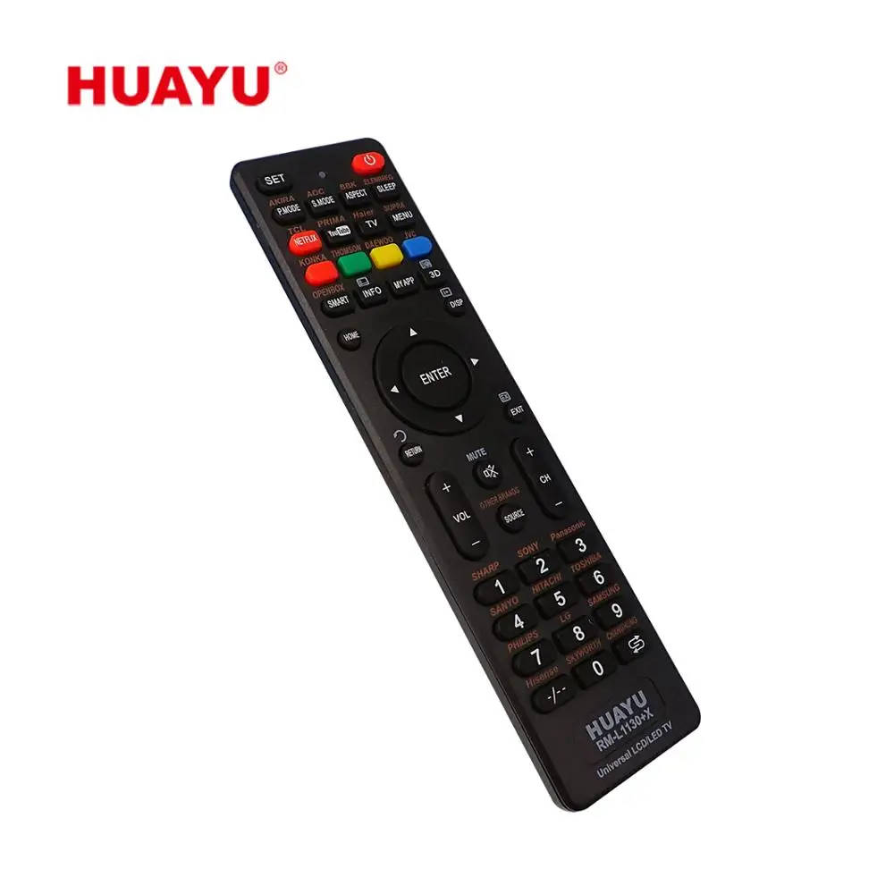 
RM-L1130+X HUAYU UNIVERSAL IR TV REMOTE CONTROLLER TV CONTROL 