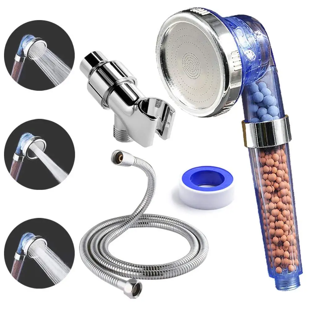 High Pressure Water Saving Shower head for Best Shower Experience, Anion Energy Ball Handheld Shower for Dry Hair & Skin SPA
