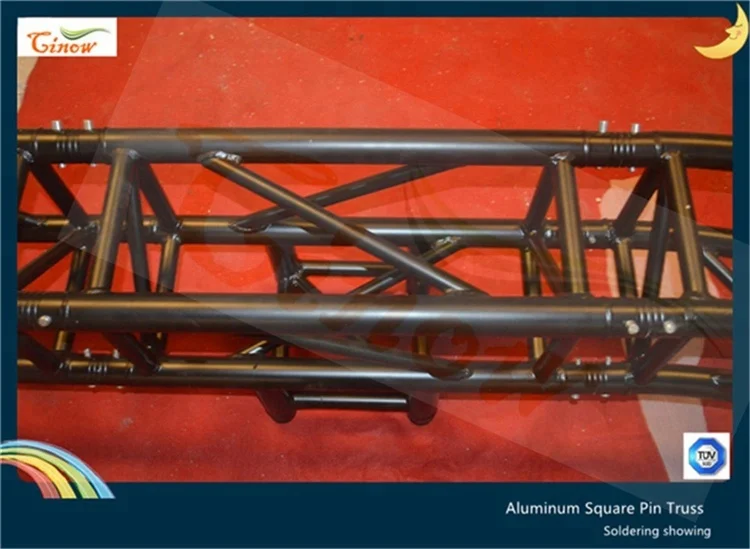 290*290mm black aluminium box truss compatible with F34 truss