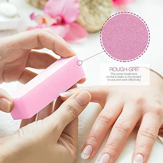 Китай оптовая продажа инструменты для ухода за ногтями абразивный шлифовальный блок 4 способа буфера для ногтей
