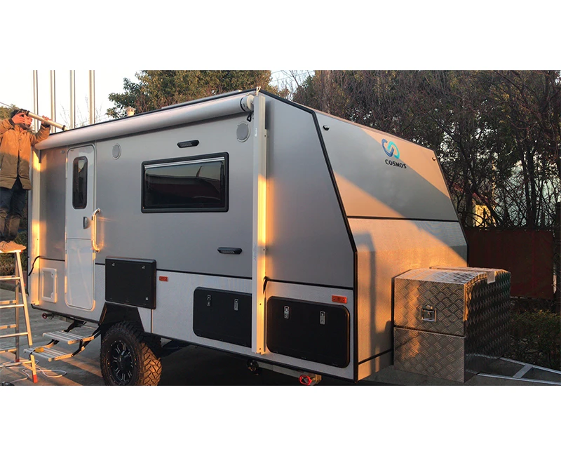 motorized rv camper trailer awning