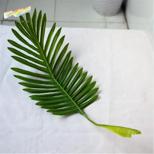 Palm leaves decoration plastic palm leaves wholesale