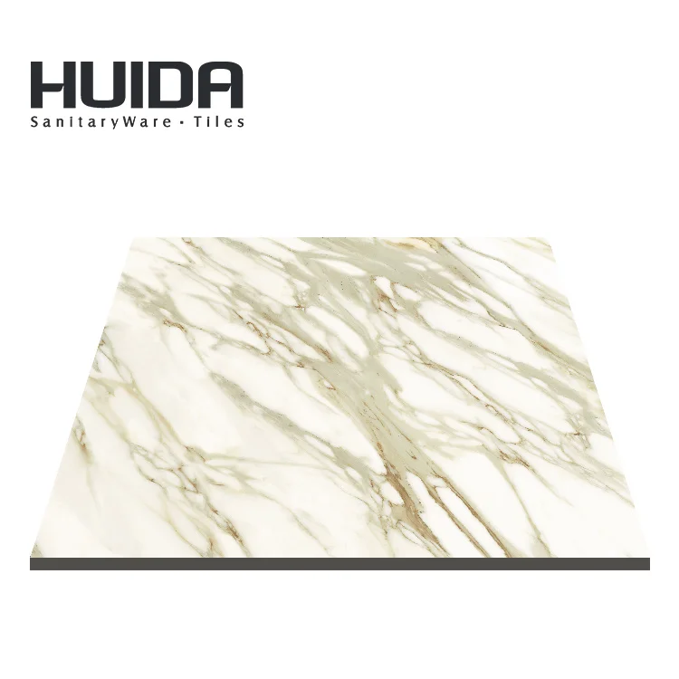 HUIDA House Inner polished glazed white ceramic floor tile 600x600