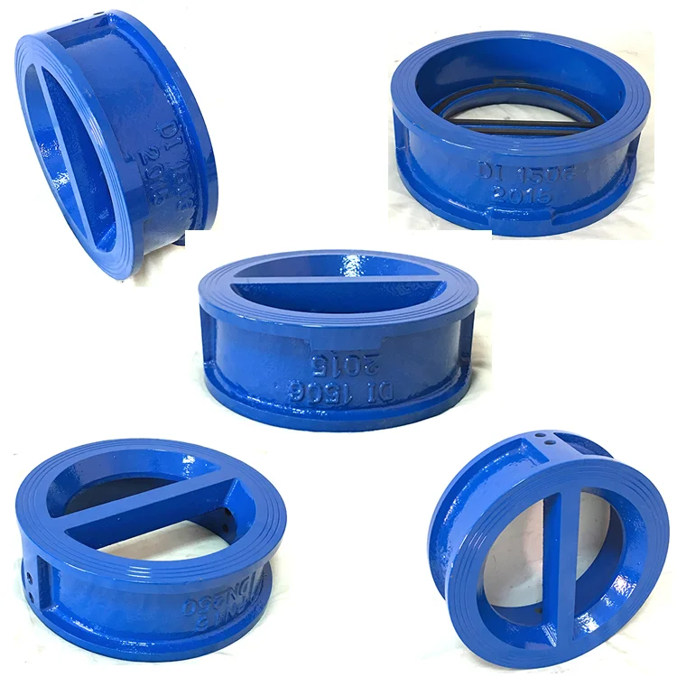 DN 40 1.5 inch cast iron body ductile iron disc ss304 stainless steel stem Rubber seat plain type check valve