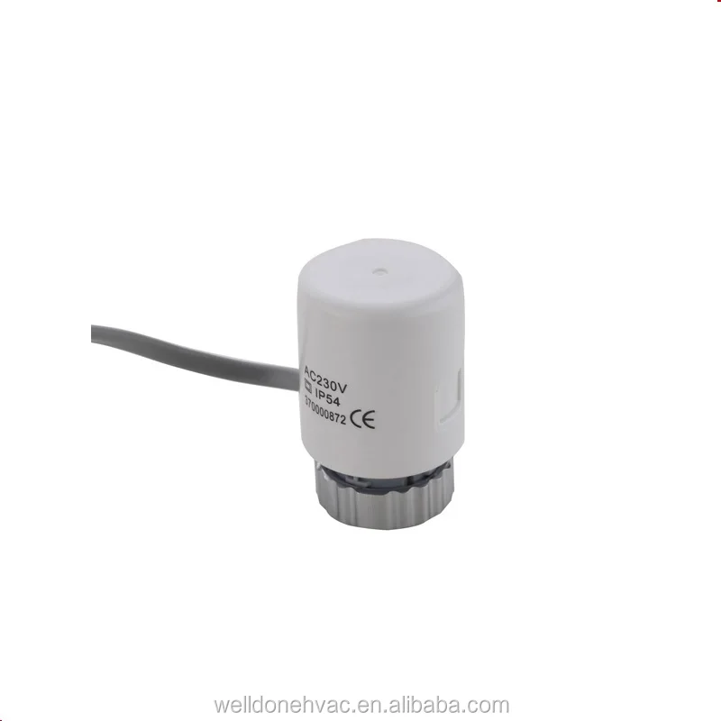 NC/no 230 В/24 В dc клапан Отопление Электрический привод тепловых клапан