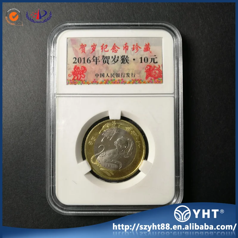 
Custom inner various diameter clear acrylic coin display holder slabs 