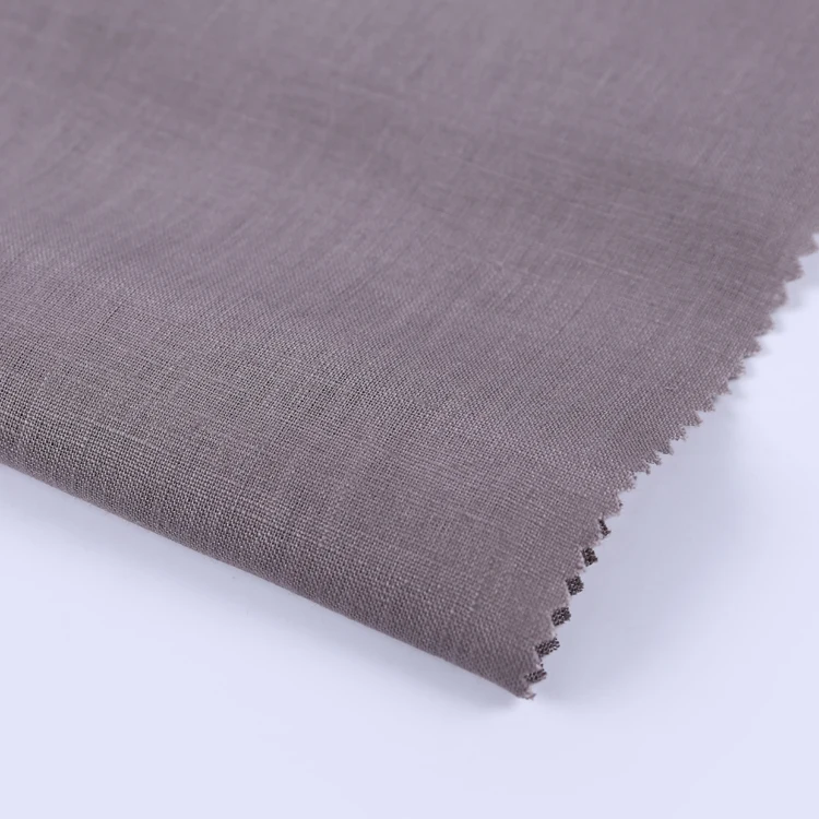 
Best quality wholesale woven pure 100% washed linen fabric french pants fabric 