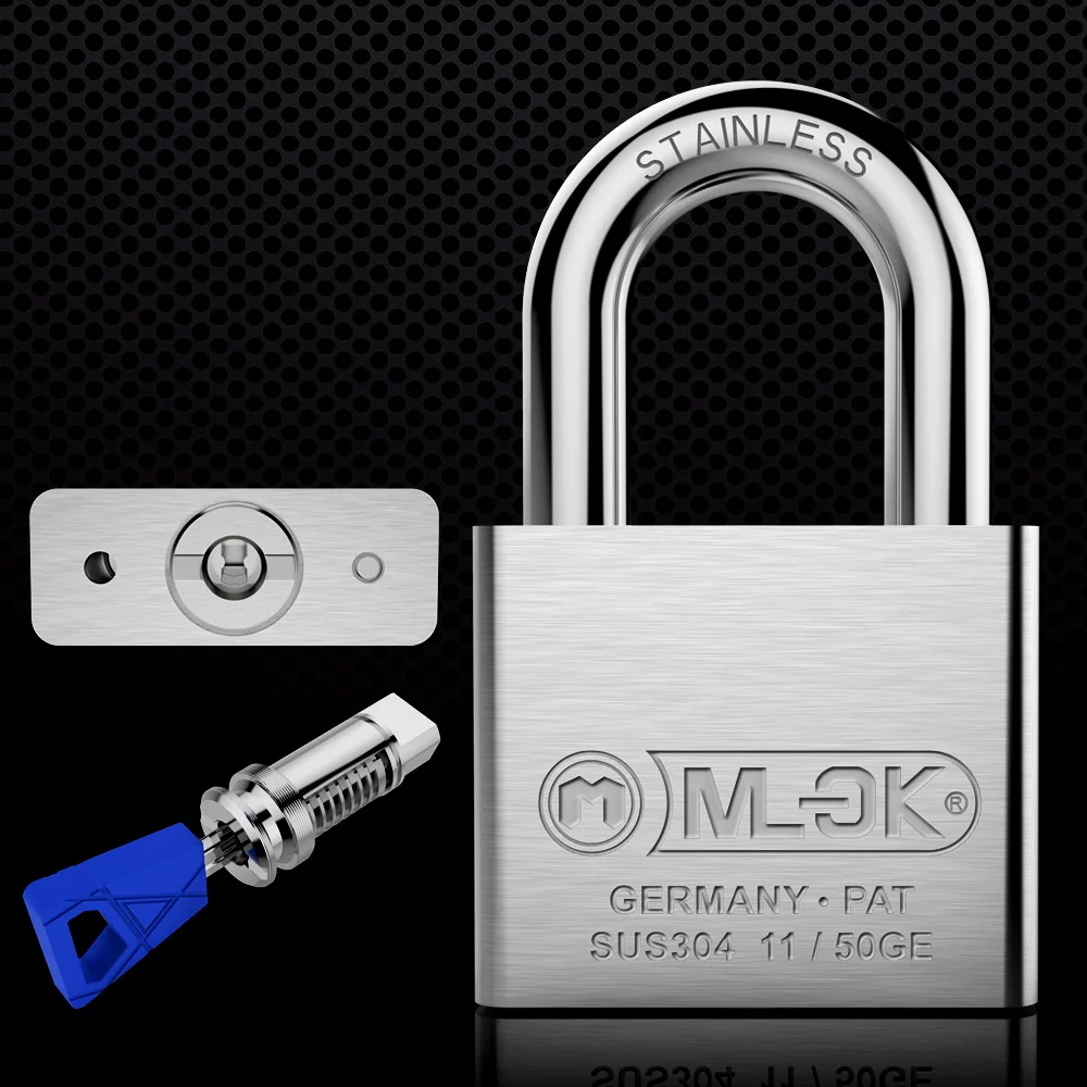 MOK высокобезопасный замок из нержавеющей стали 304, сменный цилиндрический замок
