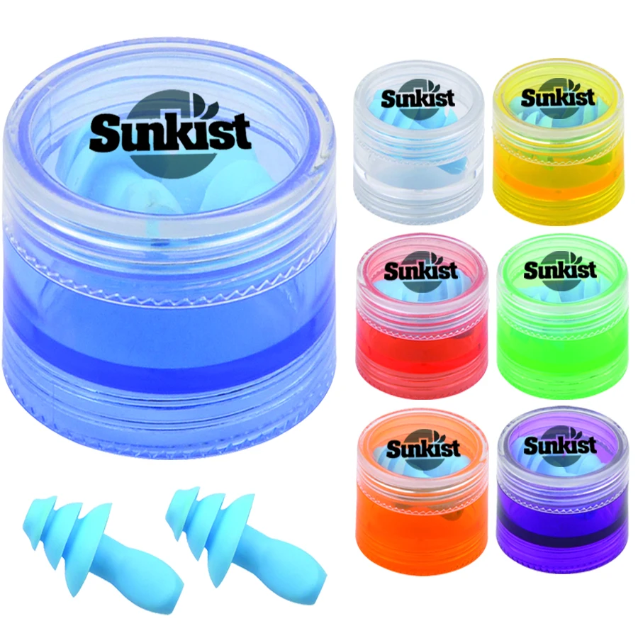 custom sleep protection waterproof soundproof ear plugs anti-noise silicone/Tpr earplugs with boxed