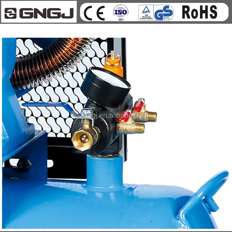 Покрышка воздушный компрессор с ременным приводом с клапанами