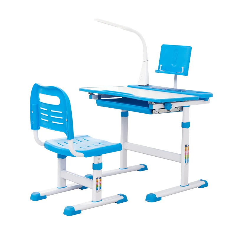 
2021new style PE plastic kid study table and chair made in China 