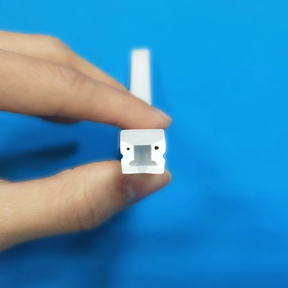 Rectangular 10mm Extrusion Flexible Led Cover Diffuser Channel Silicone Silicon Tube Tubing Rubber Hose Sleeve  for  Led Strip
