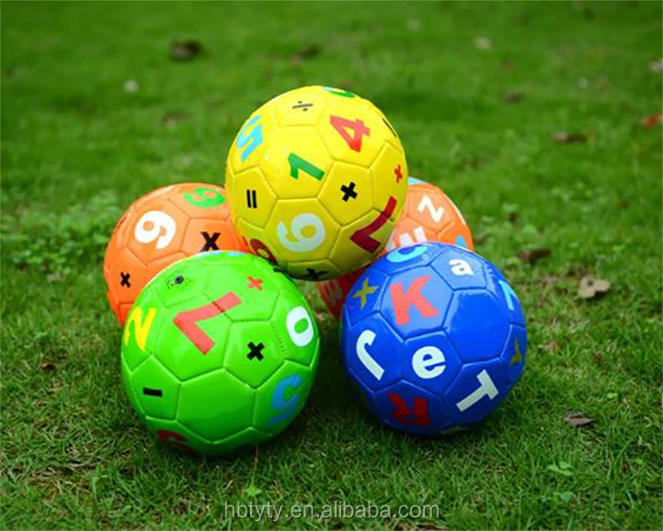 
Children digital intelligence soccer balls/footballs/ toy balls with learning english letters for children kids balls 