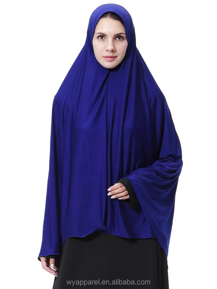 Muslim woman abaya big one piece no sleeve jilbaba