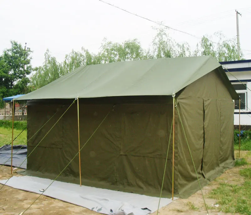
Water proof Steel Pole Army Green Tactical Military Tent Canvas Tent in different size 
