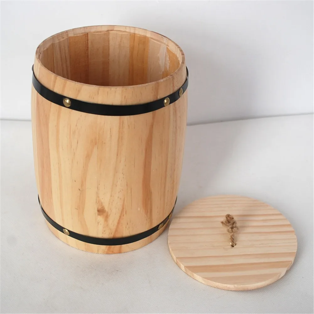 custom wooden/bamboo tube round wooden box