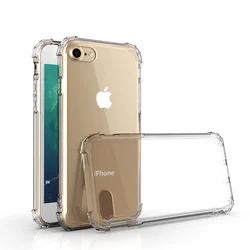 New Arrival High Quality Transparent Soft Tpu Shockproof Case For Iphone 7/8 Plus