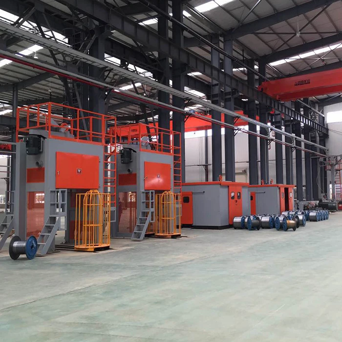 машина для волочения медной проволоки с двойной проволокой с непрерывным отжигом