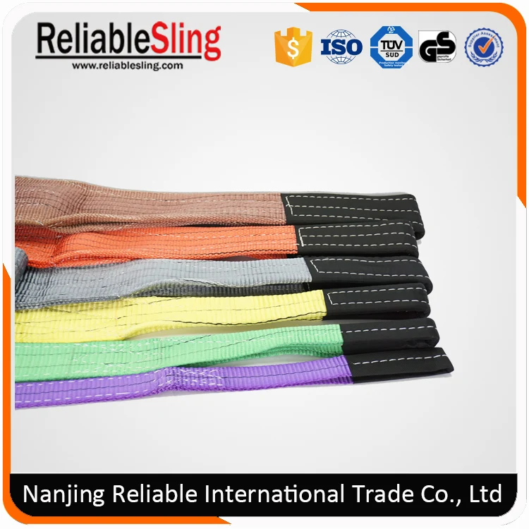 Abrasion Resistant Certified 6 Ton Crane Lifting Belt