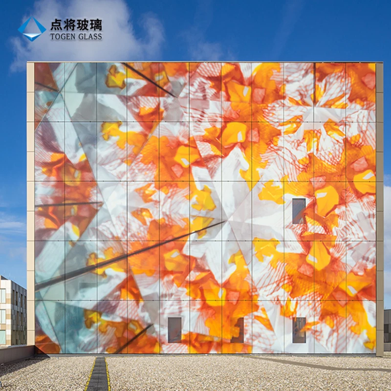 Togen Digital Printed Glass for Plaza Facade Cladding