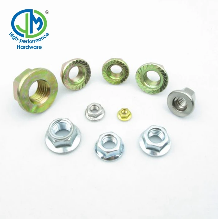 M11 DIN6923 hex flange nut with factory price