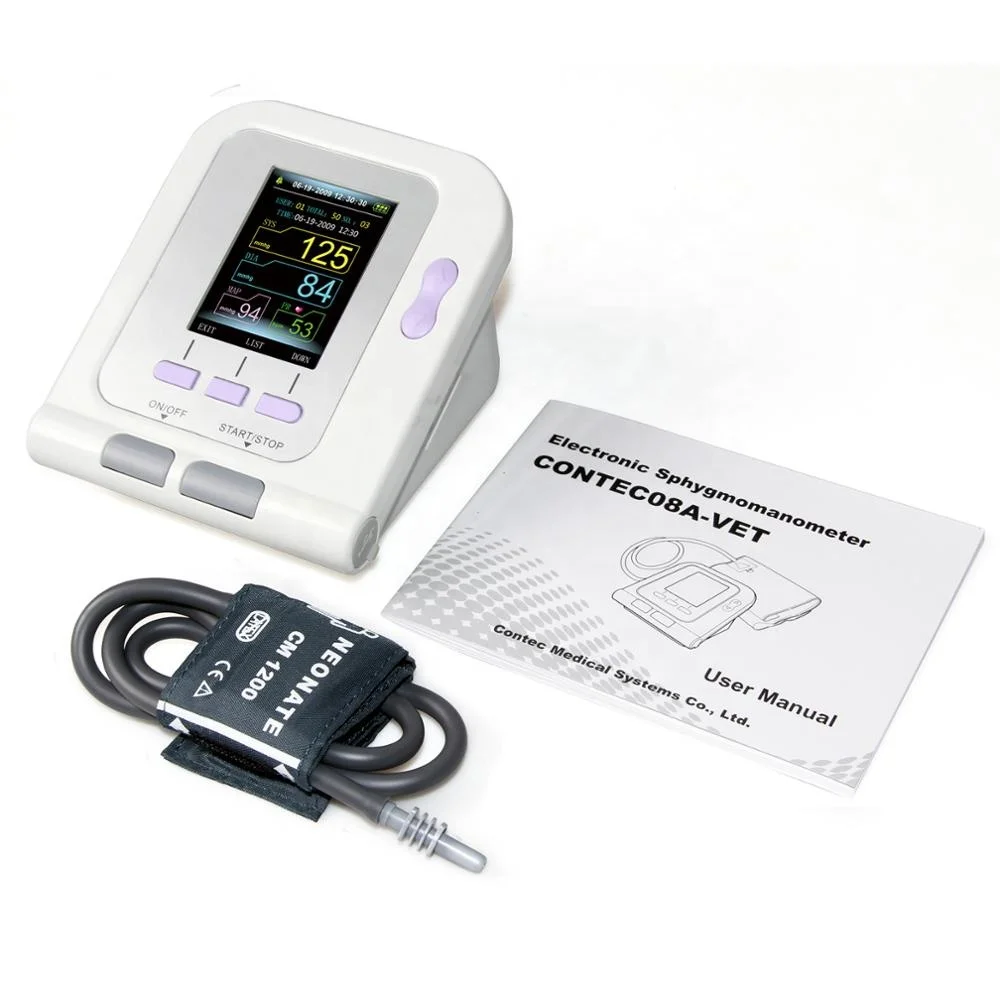 Цифровой электронный CONTEC08A-VET ветеринарной клиники Ветеринарный монитор артериального
