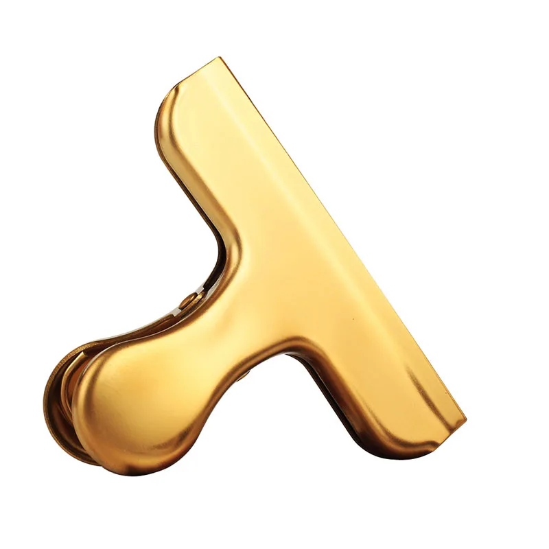 Brass color Strong clamps Great heavy duty bulldog paper clip to organize paperwork necessities office