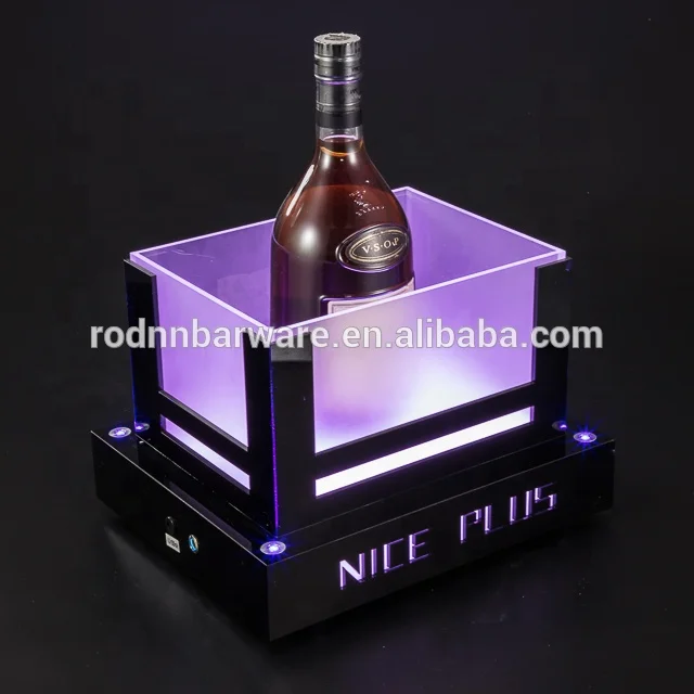 Premium LED Ice Bucket with Laser