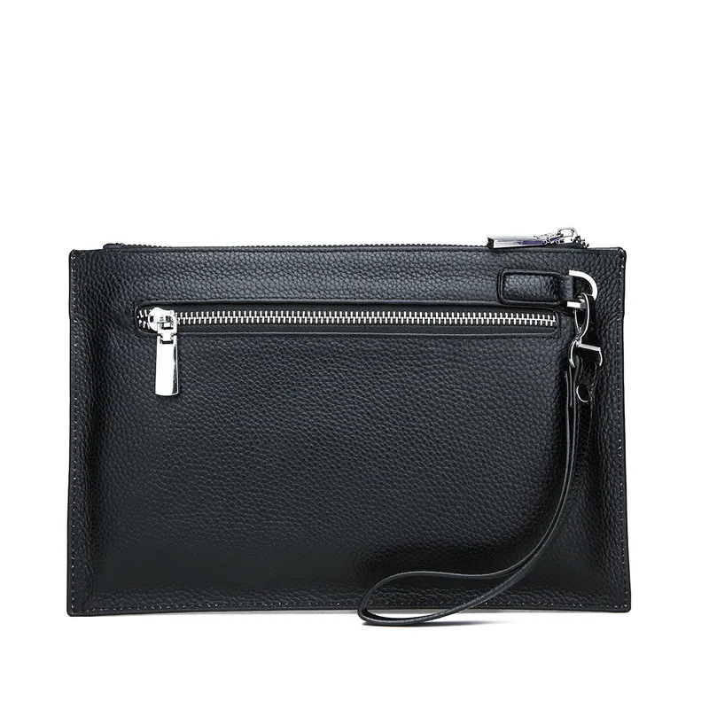 Omaska Customized New Handbag Bag Men Embossing Cow Genuine Leather Wallet Clutch Bag