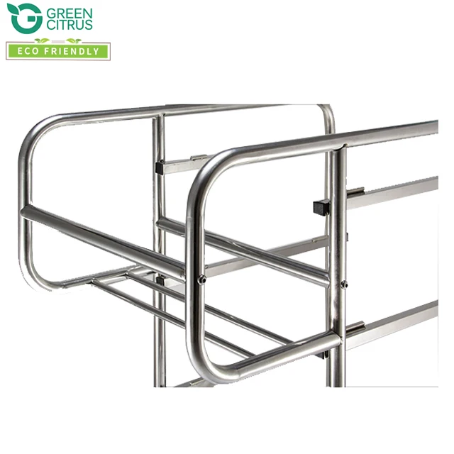 Stainless Steel Dish Collecting Cart Collecting Trolley for catering