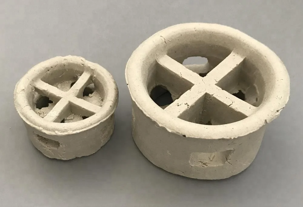 120mm/150mm ceramic random packing cross partition ring