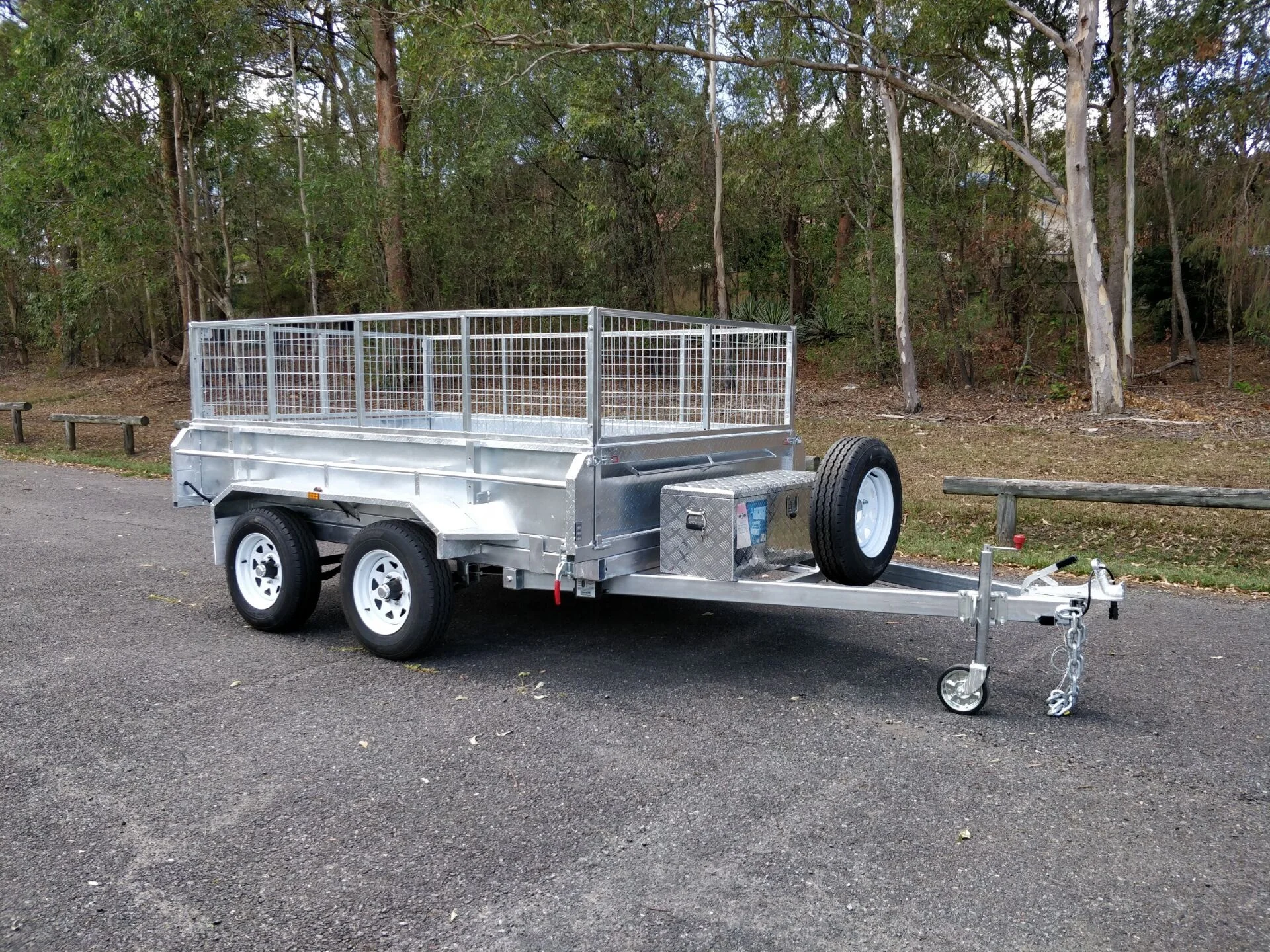 
Hot Dipped Galvanised 8x5 Hydraulic Tipper Trailer ATM 3500KG 