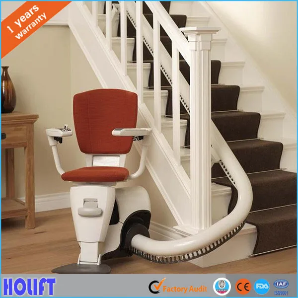Holift brand new model accessibility indoor small home curve stair lift